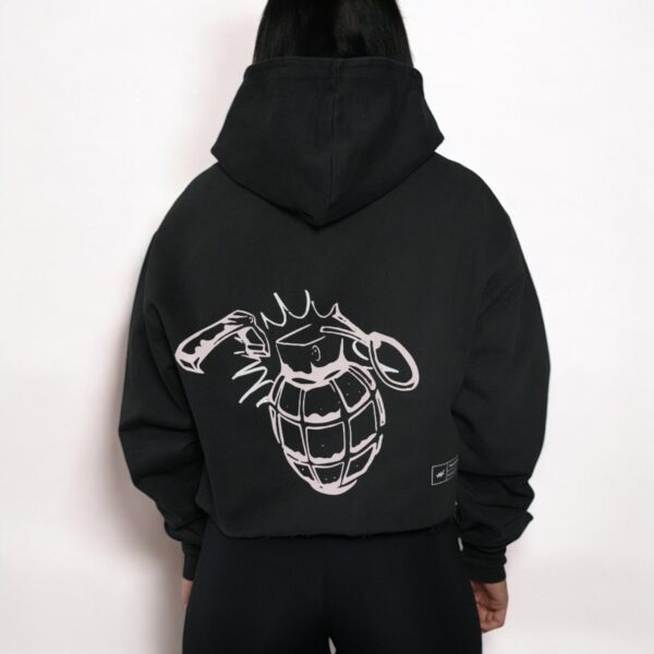 Sudadera Crop Top Bomb
